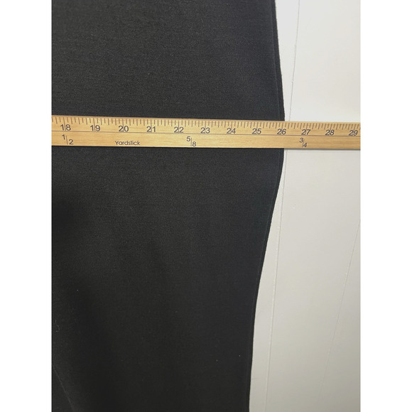 Lennie for Nina Leonard Wool Blend Sweater Maxi Dress Short Sleeve 2X Black New - Picture 5 of 9